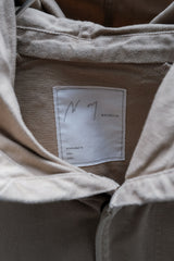 ANCELLM DRILL HOODIE JACKET (BEIGE)