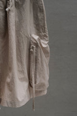 my beautiful landlet NYLON TAFFETA WIDE SHORT PANTS