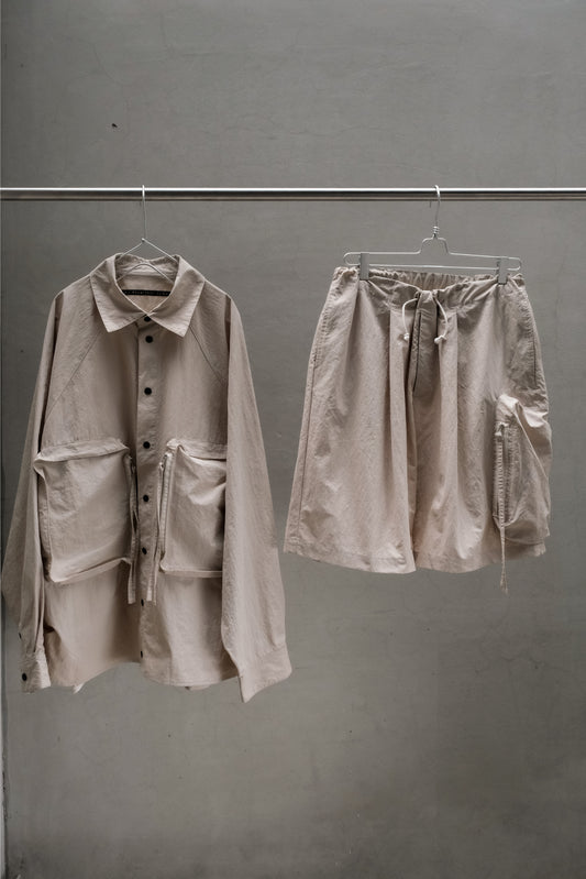My Beautiful Landlet NYLON TAFFETA BIG RAGLAN SHIRT