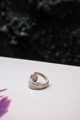 England C.1923 Cooper Brothers&Sons Ltd. silver Souvenir Spoon Ring 英格蘭 Cooper Brothers 不鏽鋼湯匙手工戒指