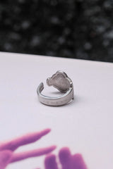 Geneve Switzerland C.1950s-1960’s Rolex Bucherer Stainless Souvenir Spoon Ring 日內瓦勞力士寶齊萊不鏽鋼湯匙手工戒指