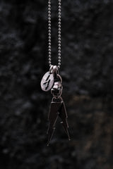 Fate Co Thumder Metal Top Lc Skull + Lightning Top 日本銀飾品牌 卍字獨眼骷顱頭閃電吊墜閃電小銀牌 925純銀 附保卡