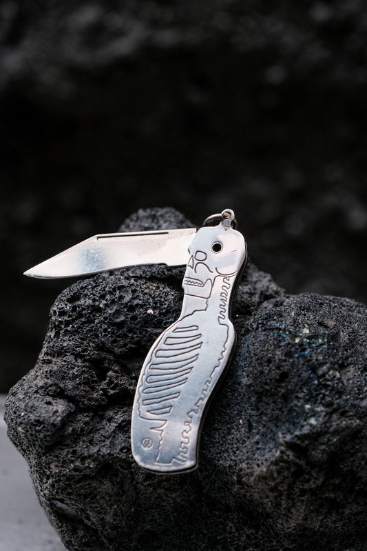 UNDERCOVER Knife 925 Sterling Silver Pendant 骷髏頭紙刀純銀吊墜