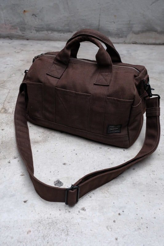PORTER YOSHIDA&CO SMOKY 2WAY DOCTORS BAG BROWN 兩用醫生包 全新
