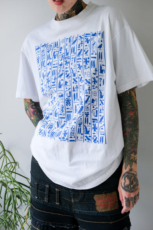 Vintage Symbol Print Tee 古著民族圖騰印花短T