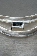 Kith 19-21s Lax Mini Box Logo Distressed Tee 美國街頭品牌 破壞水洗竹節棉短Tee