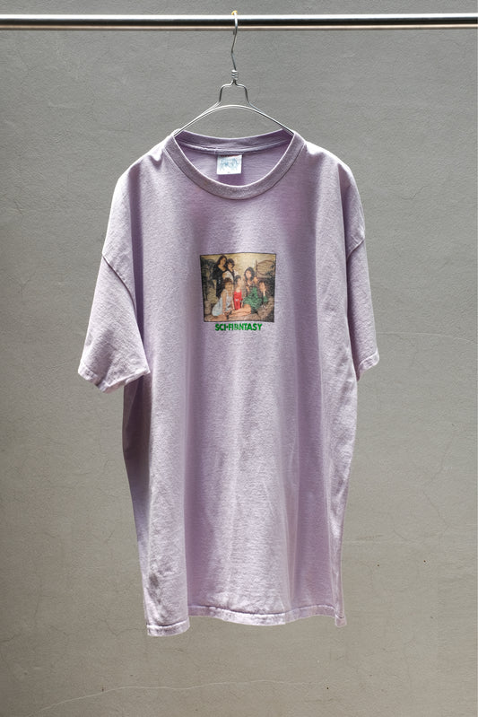 Sci-Fi Fantasy Book Club Tee 美國加州滑板品牌 復古相片蘭花紫短Tee