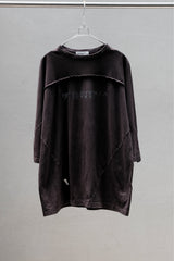 Guerrilla Group S7-TT01 Raw Edge Panel Tee 吉豐重工 破壞機能拼接黑色短Tee