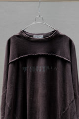 Guerrilla Group S7-TT01 Raw Edge Panel Tee 吉豐重工 破壞機能拼接黑色短Tee