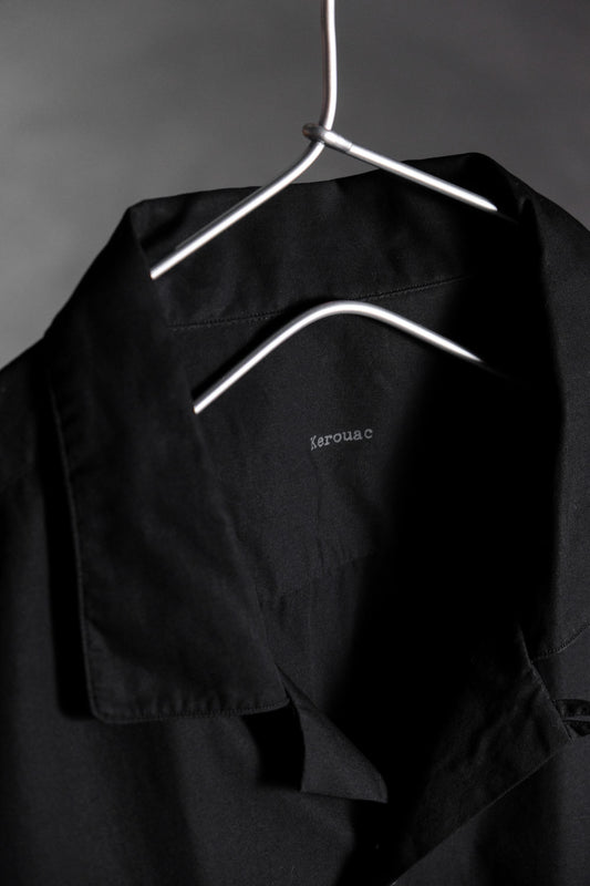 Porter Classic - KEROUAC SHIRT - Black (product available at Anemone Studio)