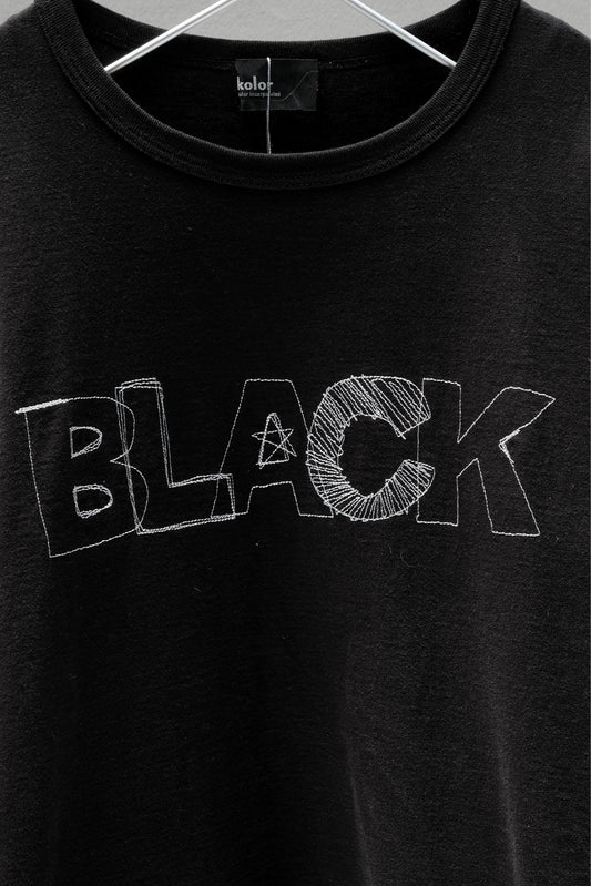Kolor Heavyweight Cotton Jersey Embroidery T-Shirt 日本設計師品牌 經典刺繡短Tee