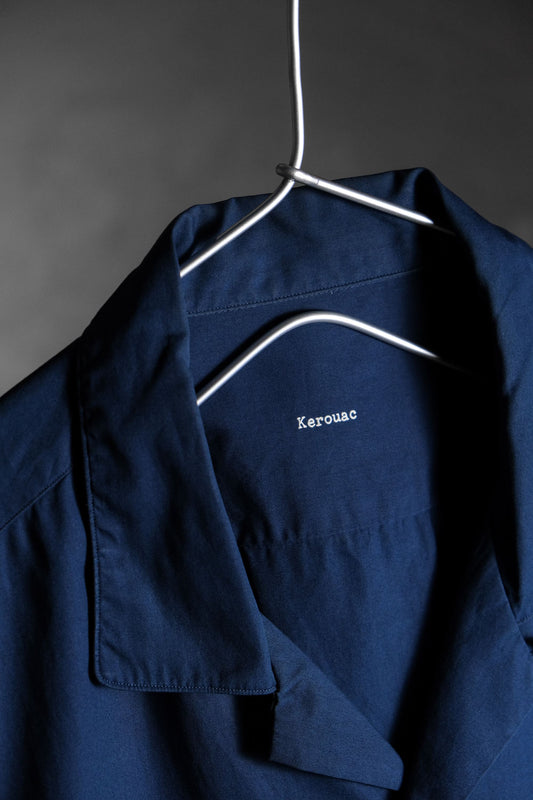 Porter Classic - KEROUAC SHIRT - Navy (products are available at Anemone Studio)