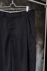 COOTIE PRODUCTIONS Wide Tuck Shorts Black 日本街頭品牌雙褶寬版斜紋短褲