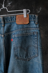 Vintage 80s Levi's 517 Single Stitch Bootcut Indigo Denim Jeans Made in USA  美製復古橘單線喇叭牛仔長褲