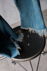 Vintage Levi's RED 2001 1st Comfort Blue Denim Jeans Made in Italy復刻紅線 2001 年初代立體剪裁流蘇褲腳牛仔褲