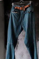 Vintage Levi's RED 2001 1st Comfort Blue Denim Jeans Made in Italy復刻紅線 2001 年初代立體剪裁流蘇褲腳牛仔褲