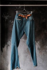 Vintage Levi's RED 2001 1st Comfort Blue Denim Jeans Made in Italy復刻紅線 2001 年初代立體剪裁流蘇褲腳牛仔褲