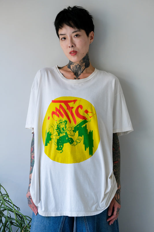 MFC Cap Monkey Vintage Print Tee vintage monkey graffiti print short T