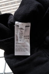 032c Workshop x Sloggi Heavy Terry Sweatpants 黑色重磅毛圈布排扣開衩束口運動寬褲