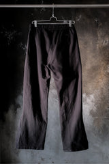 032c Workshop x Sloggi Heavy Terry Sweatpants 黑色重磅毛圈布排扣開衩束口運動寬褲
