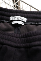 Shalou Feather Embroidery Sweatpants 後口袋羽毛刺繡重磅縮口運動長褲