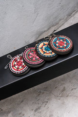 Blackmeans x秘密戦隊"GORENGER"Circled Pouch -Red 刺繡零錢掛包 全新