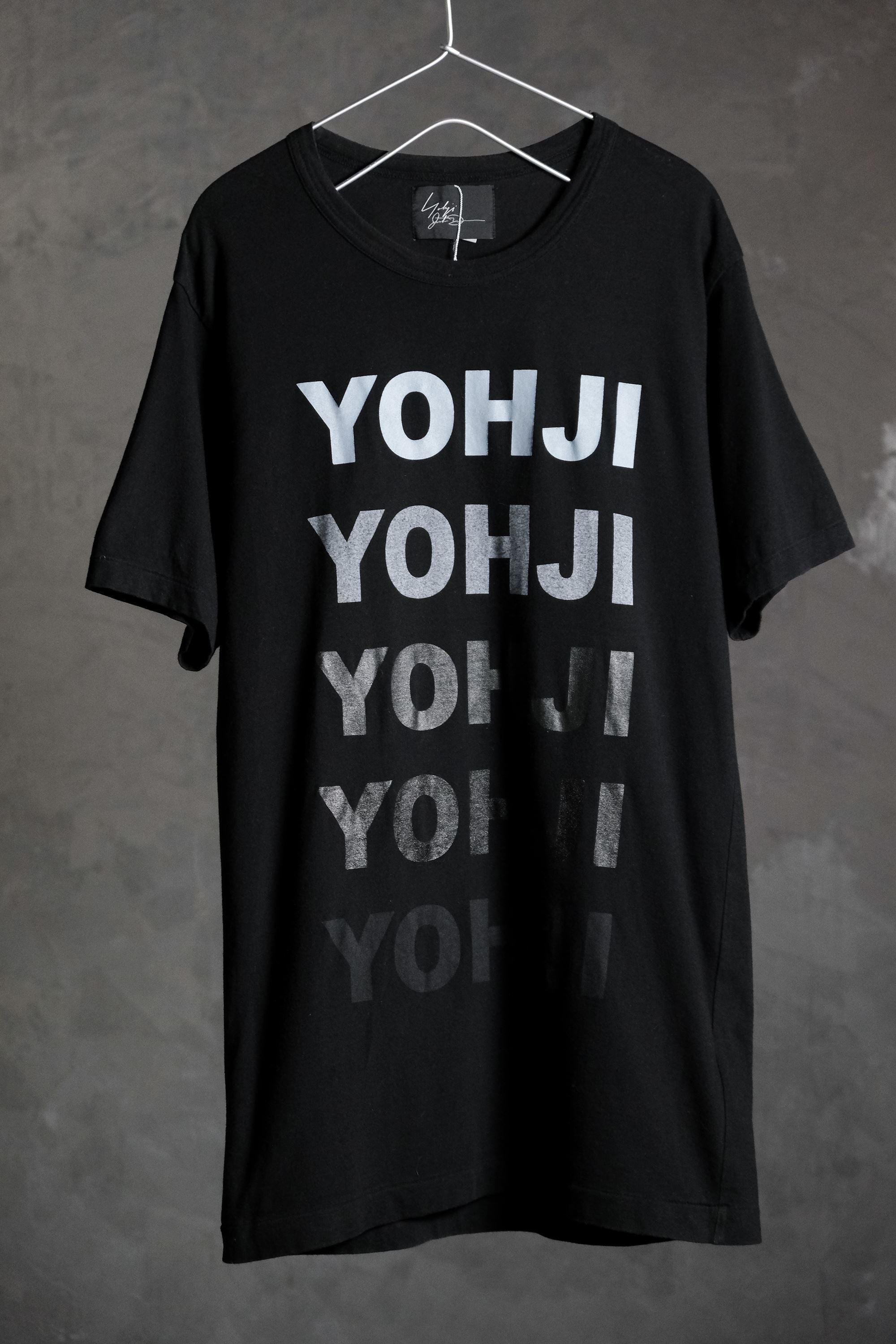 YOHJI YAMAMOTO×JUSTIN DAVIS グラデーションロゴT-