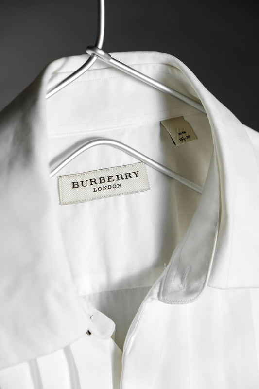 Burberry London Slim Fit Wrinkle Business Shirt