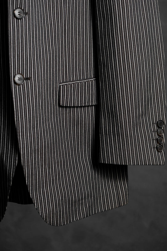 Cerruti 1881 Cotton / Linen Striped Suit Jacket