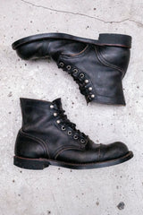Red Wing 8114 Iron Ranger Black Leather Harness Boots紅翼 黑色 Harness 油皮工作靴 Nitrile Cork 軟木合成大底