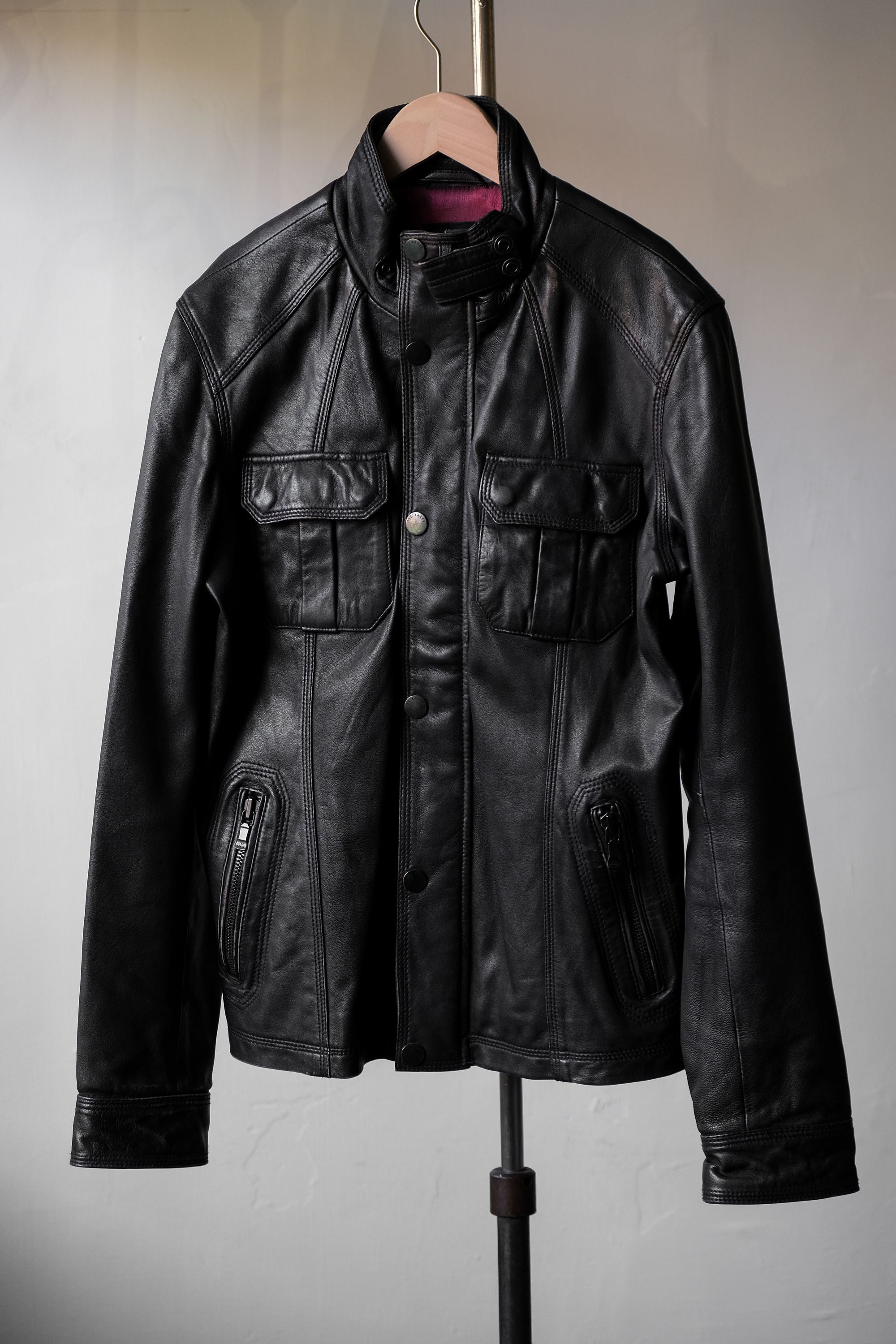 Ted baker sales leather jacket