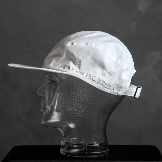 TIGHTBOOTH Side Logo Camp Cap 日本滑板品牌 電繡Logo四片露營帽 White