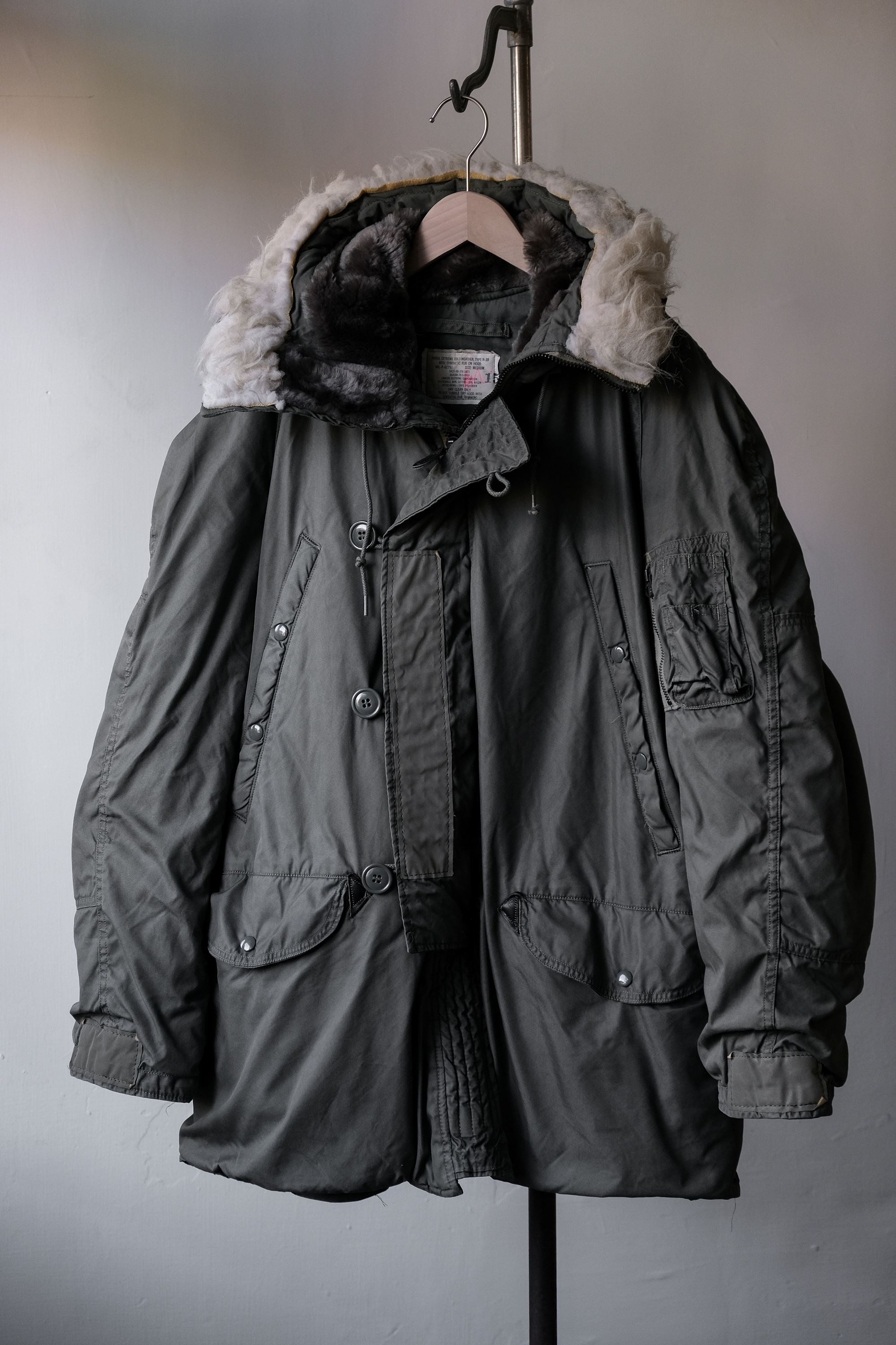 Vintage 1979s US Military Extreme Cold Weather N-3B Parka Jacket