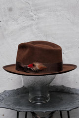 Stetson Whippet Royal Quality Fur Felt Fedora - Mink Color 美製最高峰 Whippet 皇家級毛呢紳士帽 - 貂皮棕