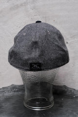 CALEE 6-Panel Wool Fitted Baseball Hat 全封式羊毛棒球帽日本製 灰色 全新品
