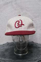 CALEE 6-Panel Wool Fitted Baseball Hat 全封式羊毛棒球帽日本製 白色 全新品