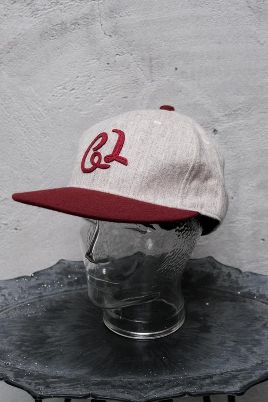 CALEE 6-Panel Wool Fitted Baseball Hat 全封式羊毛棒球帽日本製 白色 全新品