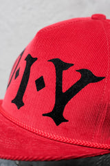 CUTRATE Japan Corduroy "D.I.Y" Baseball Cap 日本街頭品牌 復古文字粗條紋燈芯絨棒球帽 全新