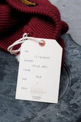 CALEE Classic Watch Cap Wool Knit Beanie經典標籤純羊毛哨兵毛帽 全新品