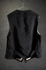 1950's Vintage Wool Silk Gilet Vest Waistcoat (Product in Anemone Studio)