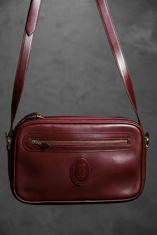 Cartier Vintage Leather Crossbody Bag 卡地亞古董肩背包 斜背包