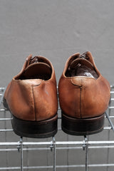 Brown Leather Apron Toe Derby Shoes 棕色牛皮德比鞋