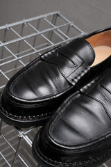 Paraboot REIMS Marche Noire Leather Loafers 黑色厚底樂福鞋