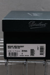 Paraboot MICHAEL MOUTON GRIFF NOIR 羊毛拼接黑色厚底鞋