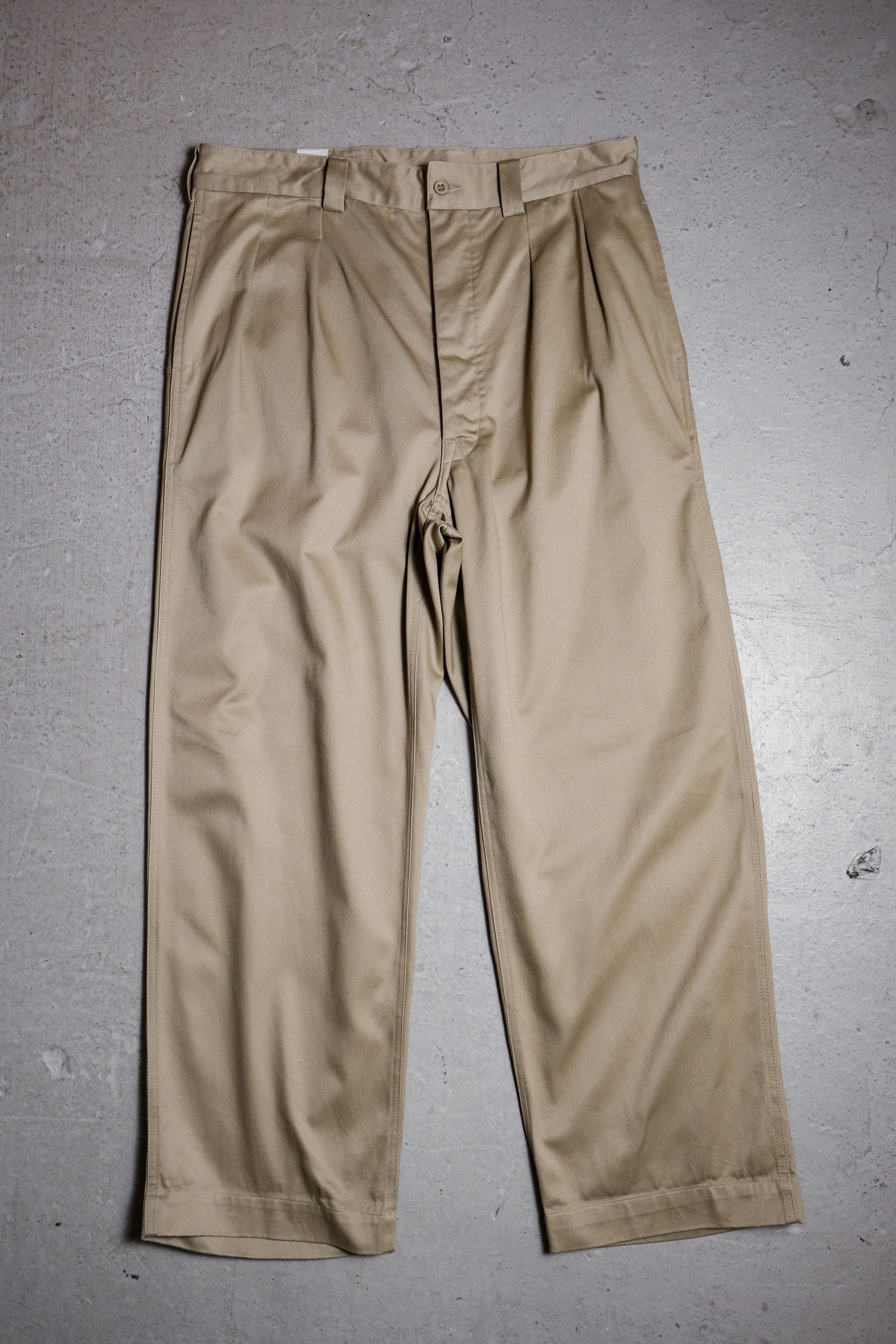 WAIPER.inc Retro French Army M-52 Chino Pants 日本品牌復刻法軍打褶卡其褲