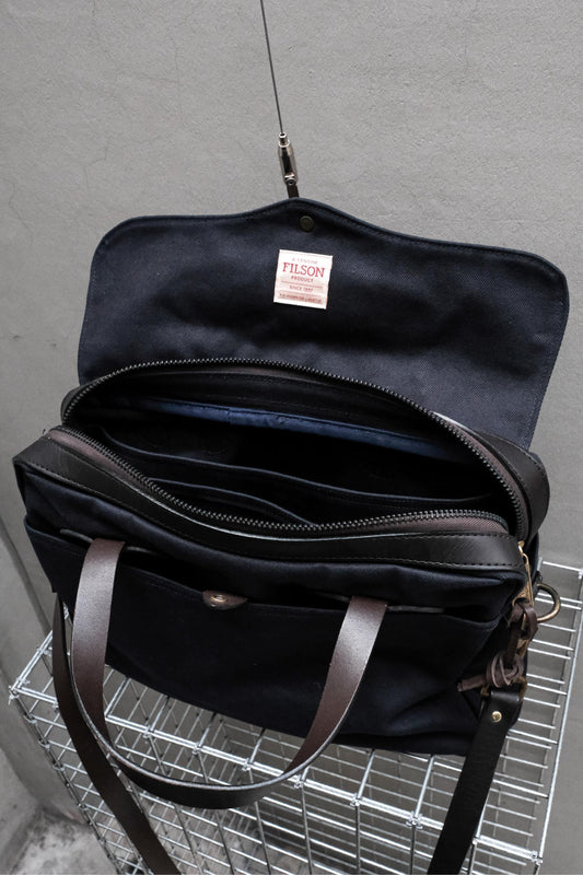Filson Rugged Twill Original Briefcase 耐磨斜紋布 海軍藍公事包