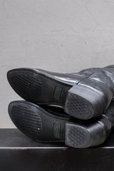 Shoe Dept Black Leather Western Boots 黑色皮革西部靴