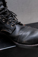 Red Wing 8114 Iron Ranger Black Leather Harness Boots紅翼 黑色 Harness 油皮工作靴 Nitrile Cork 軟木合成大底