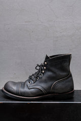 Red Wing 8114 Iron Ranger Black Leather Harness Boots紅翼 黑色 Harness 油皮工作靴 Nitrile Cork 軟木合成大底