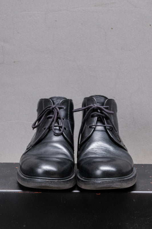 The Generic Man Black Leather Chukka Boots美國品牌黑色皮革查卡靴